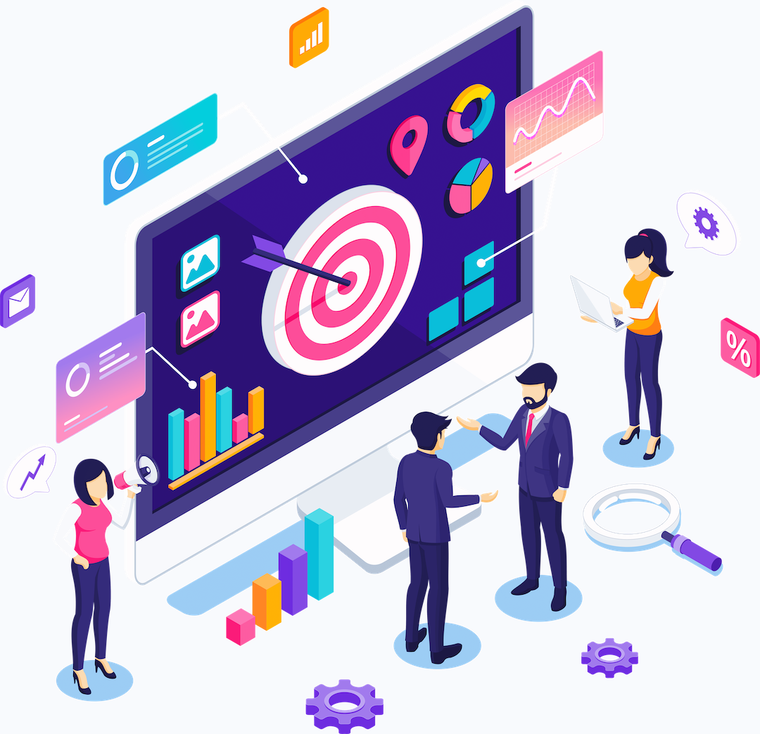 Marketing 7 Isometric Illustration - Agnytemp